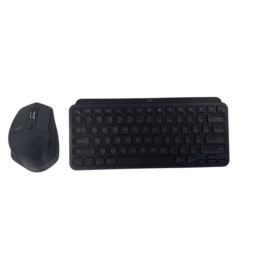 Logitech Keyboard Mouse Black MX Keys‎ Mini MX Master 2S Wireless Set Bluetooth